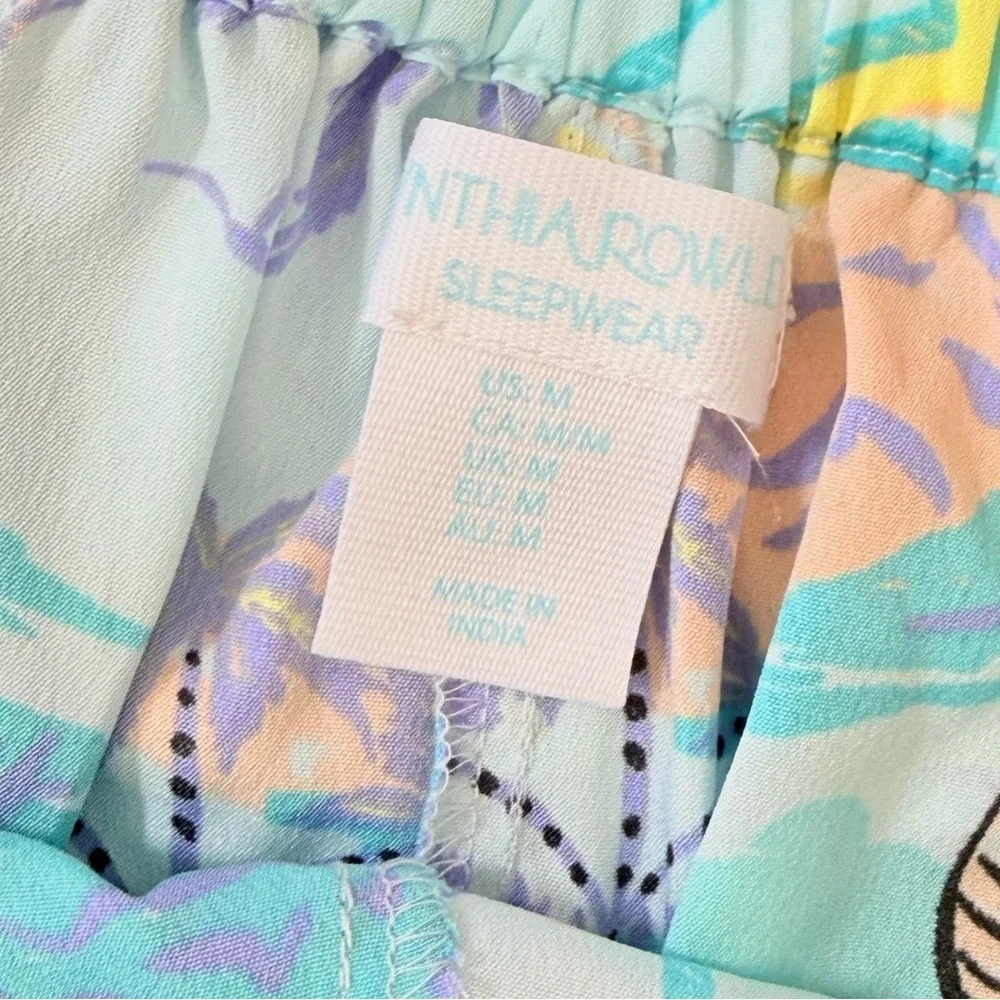 Cynthia Rowley sleepwear size medium printed pajama set in excellent condition